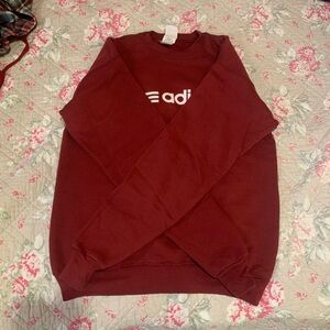 Adidas Burgundy Sweatshirt